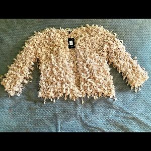 S/M Cream Fashion Nova Cardigan